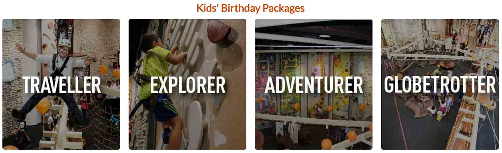 Adventure HQ Codes For Kids Birthday Packages