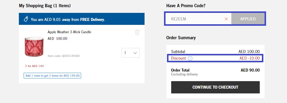 Apply Bath and Body Coupon Code