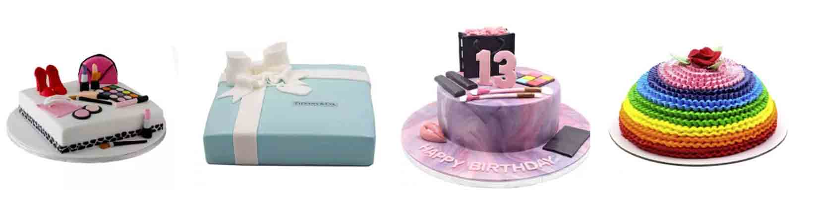 Black Tulip Flowers Cake Range