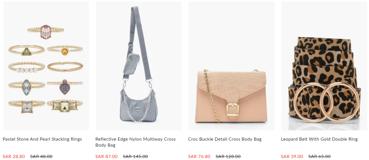 Boohoo UAE Fashion Accessories