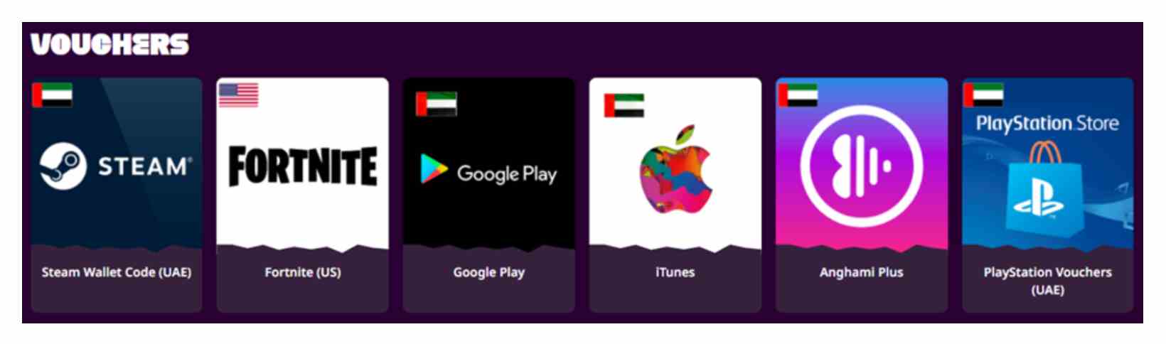 Codashop discount on voucher cards