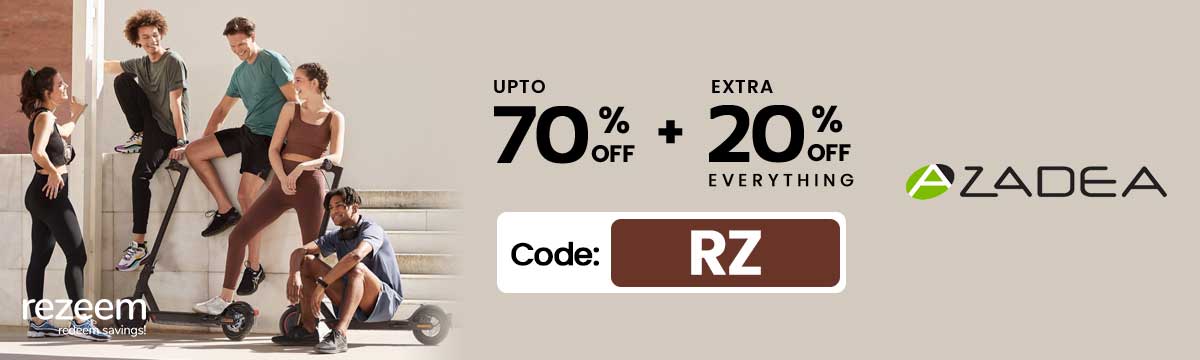Save With Azadea Promo Codes & Discount Codes On Women's , Men's and Kids Fashion