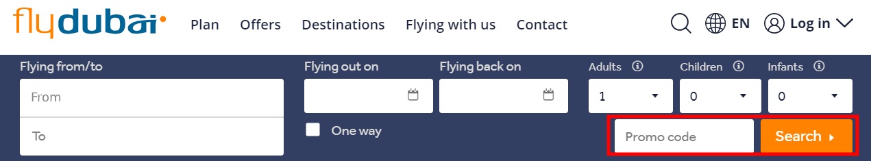 Flydubai Checkout