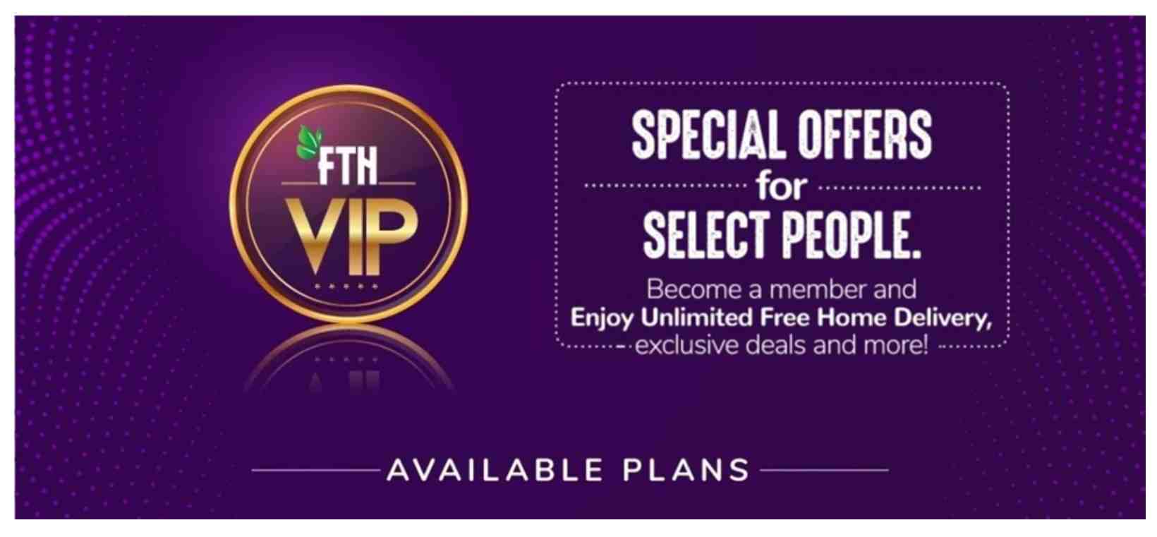 Fresh To Home membership offer