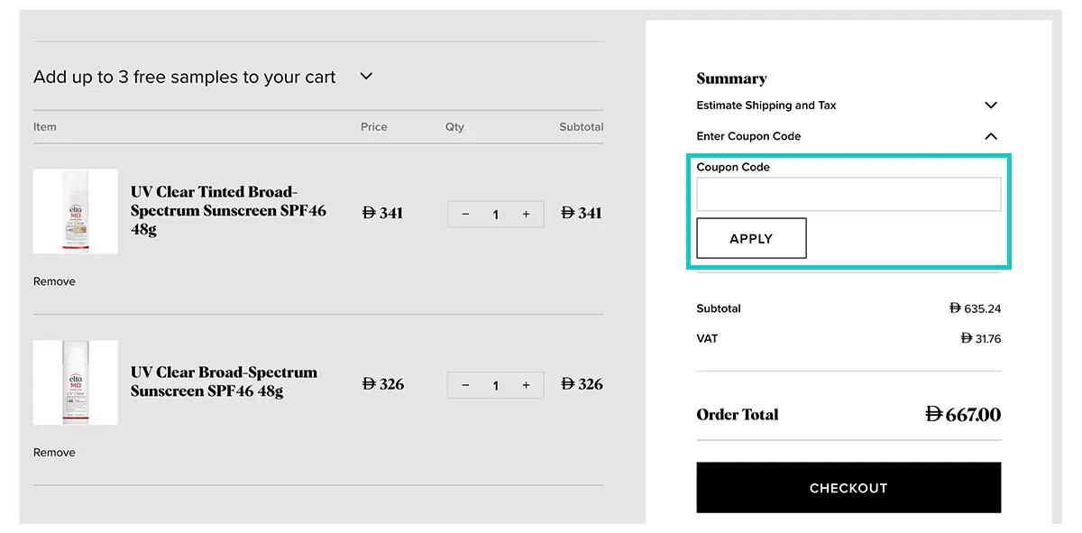 apply basharacare coupon code