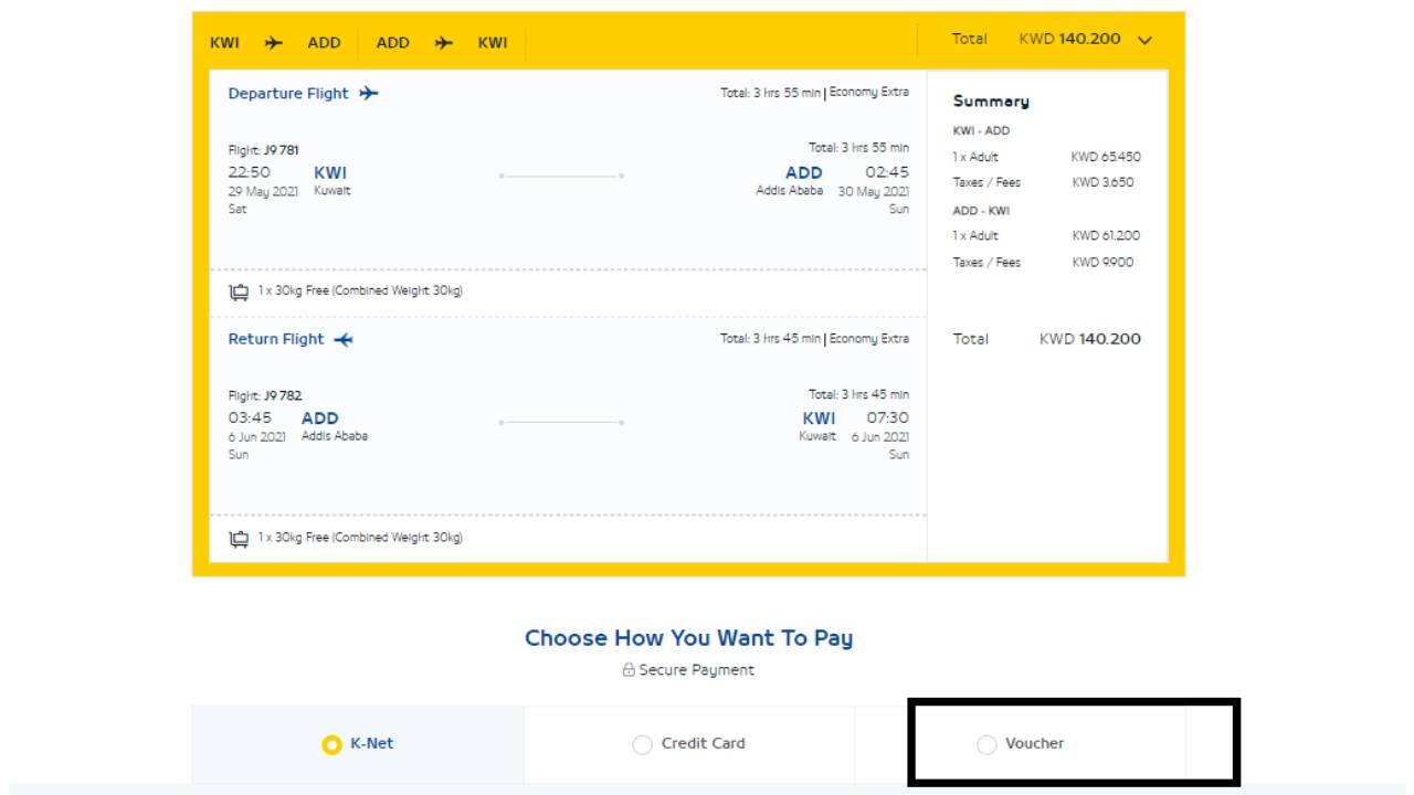 Jazeera Airways Discount Code
