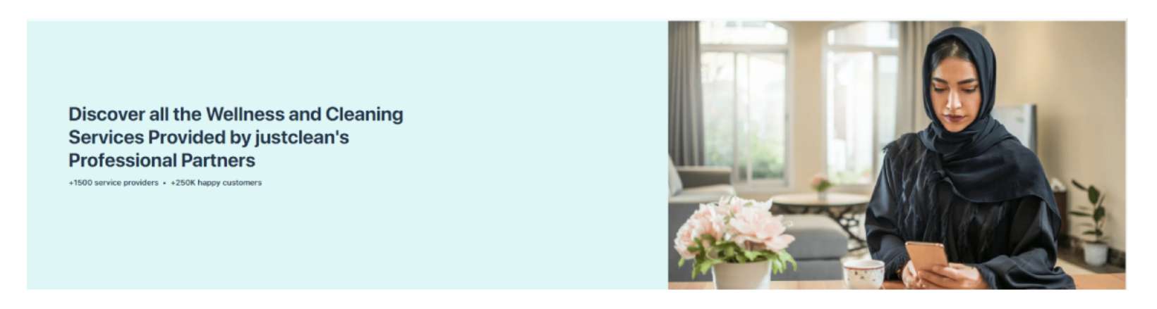 Just Clean discount on services