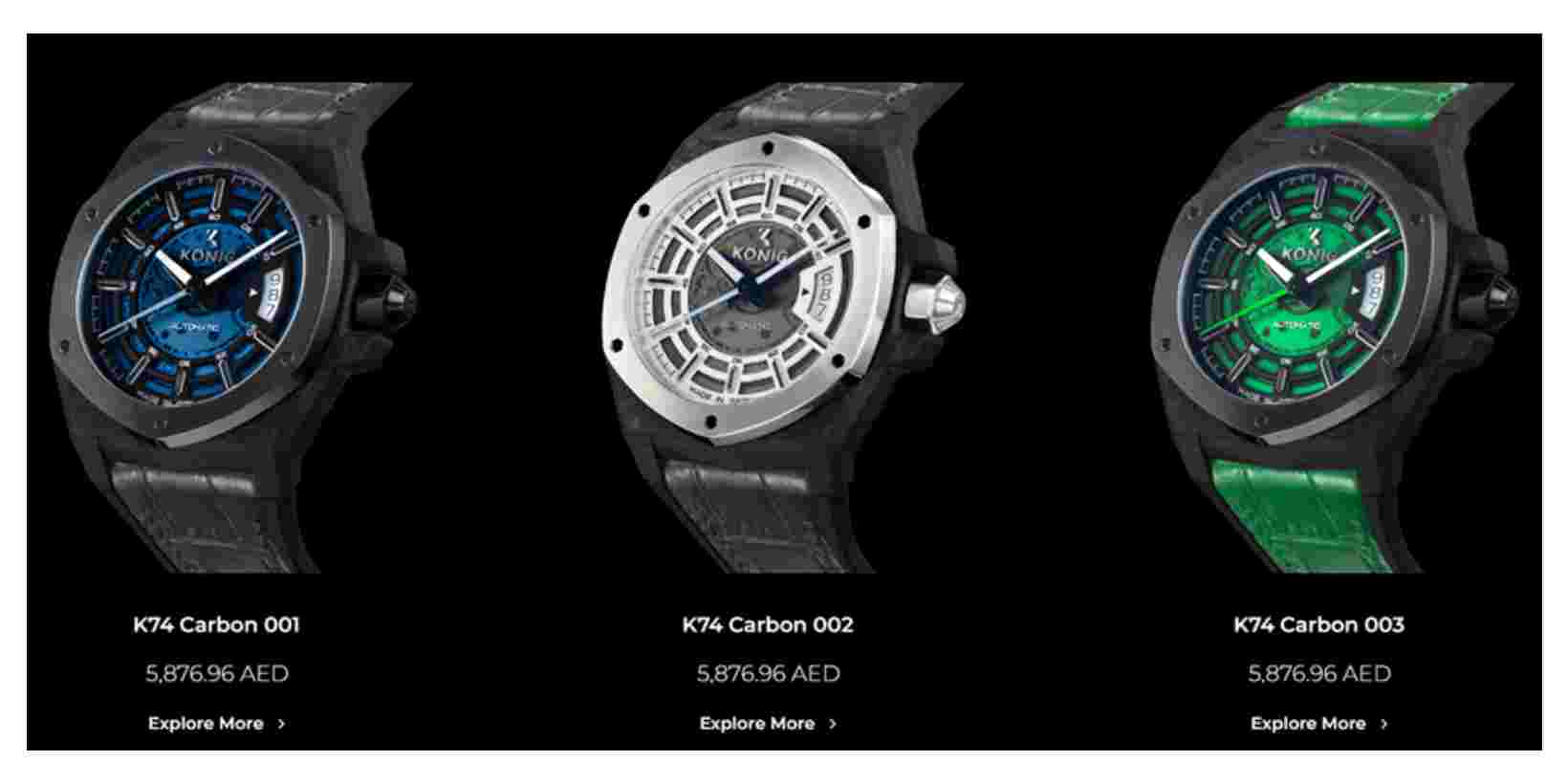 Konig mens watch sale