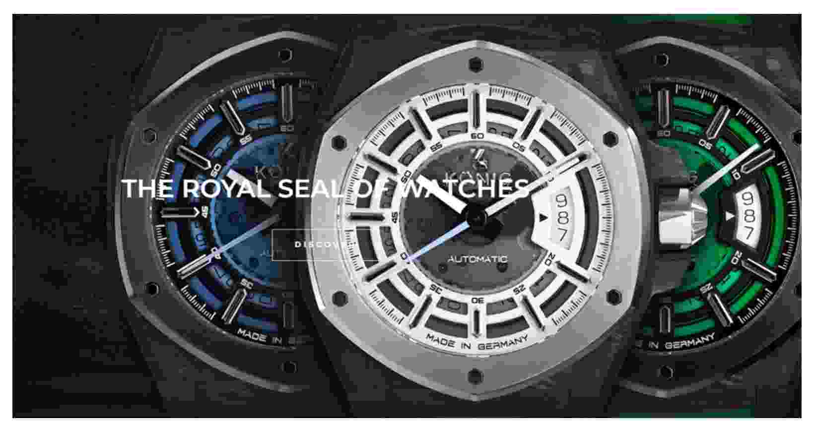 Konig discount on watches