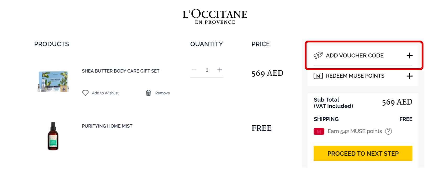 Apply Loccitane Coupon Code at Checkout