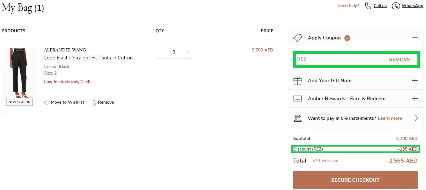 Ounass Discount Code