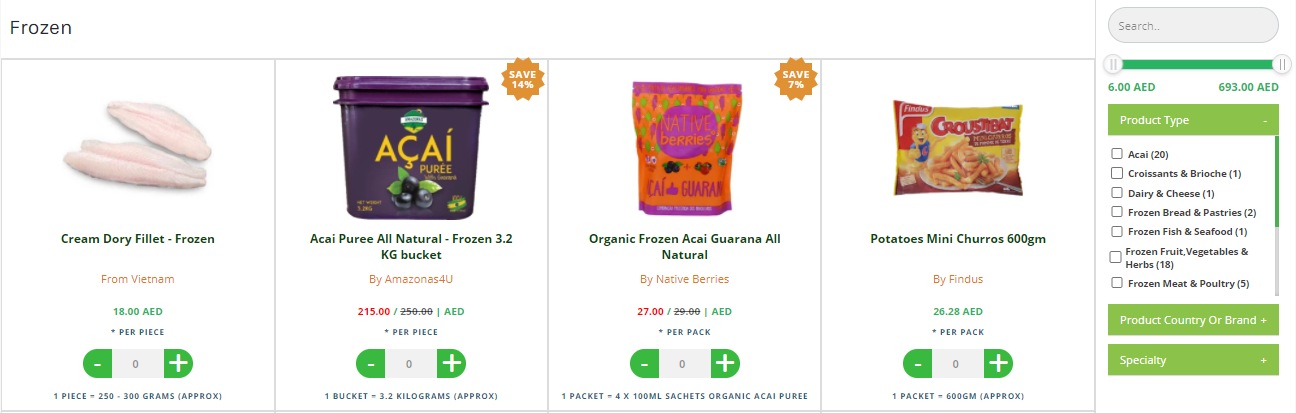 QualityFood Frozen Items