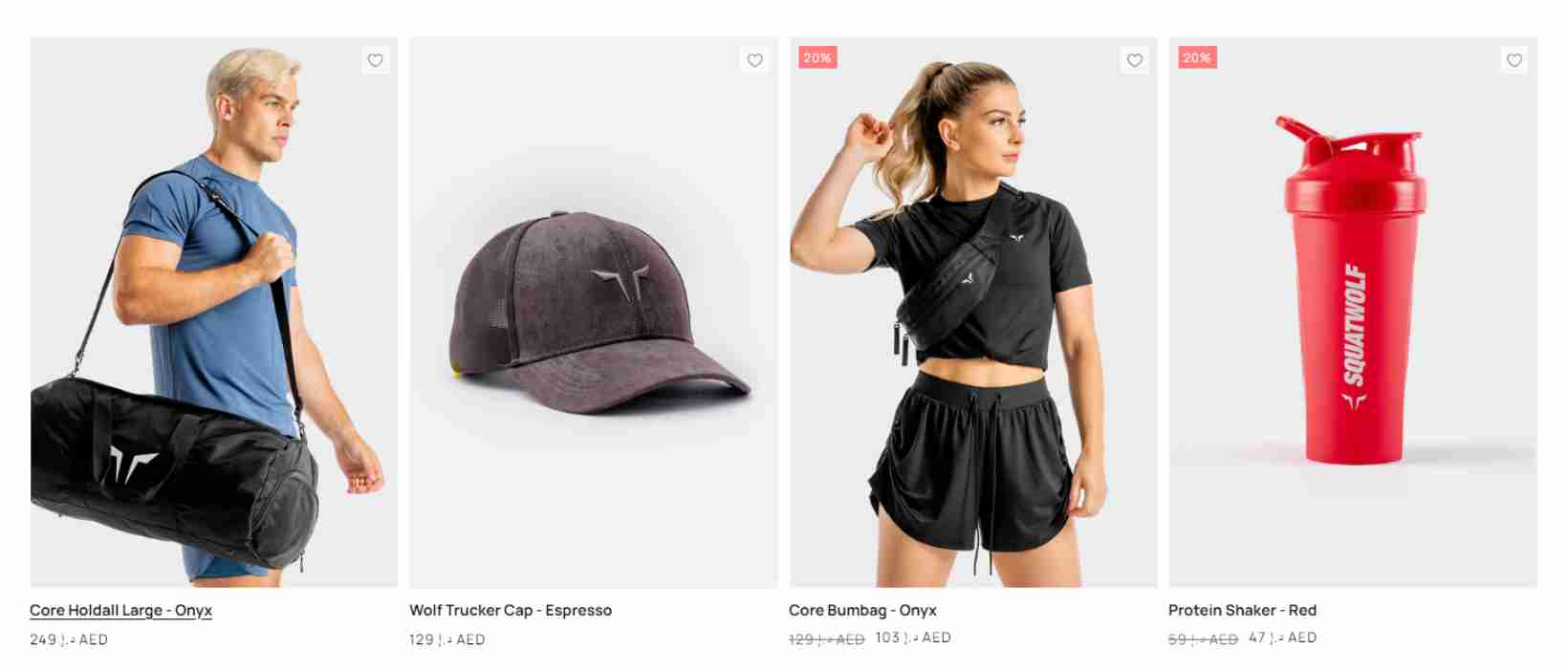 Squat Wolf discount on accessories