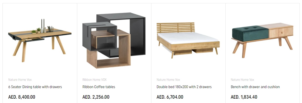 Vox discount code on home furniture