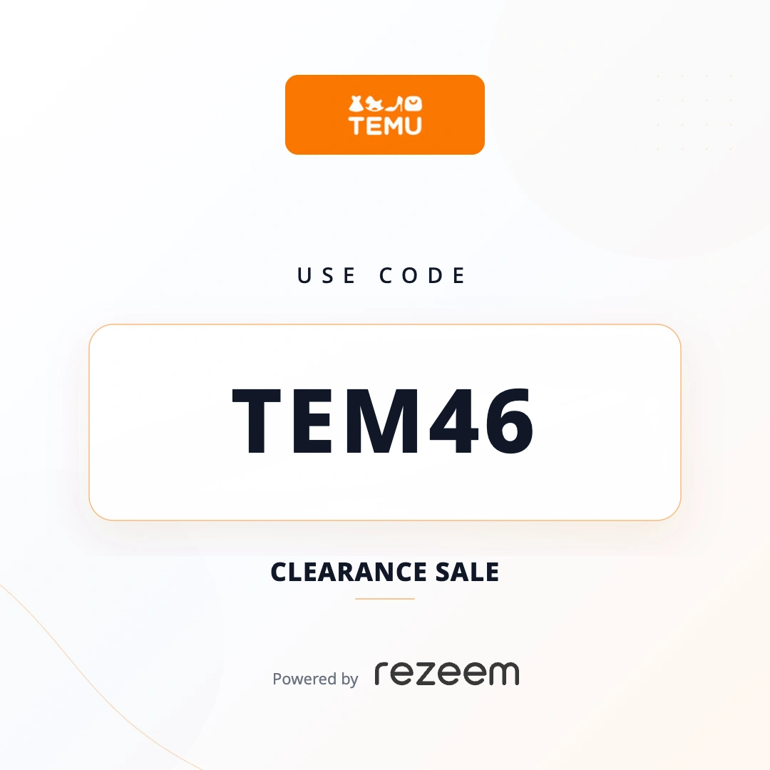 Temu UAE coupon card image