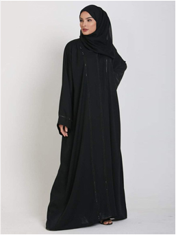 classic closed abaya
